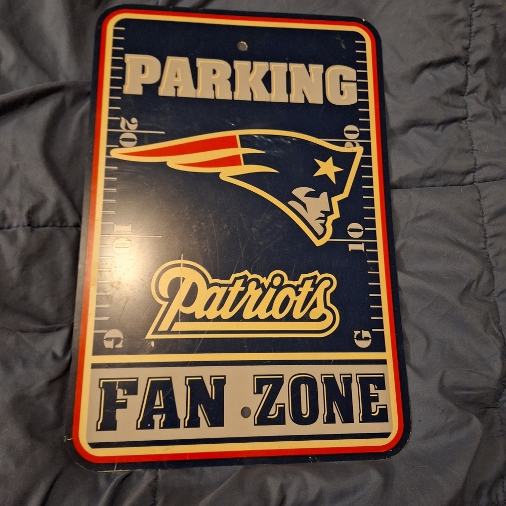NFL New England Patriots Sign Football Fan Zone